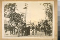 The Old Columbia Fire Engine in use since 1855 at one time was the Manhattan Fire Co. of San Francisco, Calif. now at Columbia, Tolumne [Tuolumne] Co., Calif. July 1928
