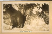 Amador Co. Masonic Cave at Volcano, Calif. where the first five meetings was [sic] held in 1854