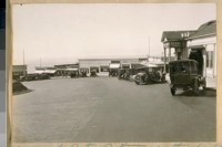 The front of the Sutro Baths and other buildings at the Cliff House