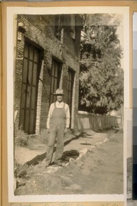 The Odd Fellows Hall at Columbus, Tuolumne Co., Calif. Taken July 1923