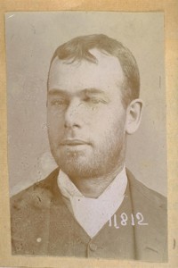 Frank Stocking alias Geo. Foster. San Francisco No's 6968, 11812 . House of Correction, Folsom Penn. 3975. April 21st, 1883