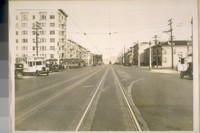 North on Van Ness Ave. from Chestnut St. Feb. 1929