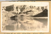 A part of the Boulder Dam Lake, June 3/36. Where Grand Canyon and Mead Lake meet