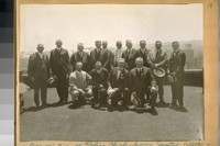 Convention of Police Chiefs from United States & Canada at S.F. [San Francisco], Calif., June 19th to 24th, 1922. Photo taken on the the roof of the St. Francis Hotel. L. to R