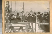 Photo same Mayor Rolph Jr. [speaking at groundbreaking for the new City Hall.]