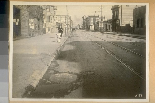 16th St. east from Dolores. 1912