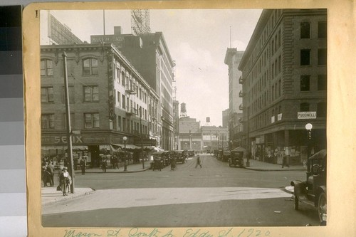 Mason St. South from Eddy St., 1920