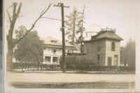 This is one of the old buildings of the College of the Pacific cor. Elm & Emery Sts. San Jose. It is now the property of the Santa Clara University High School. Mar. 1929