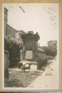 [Gravestone of James P. Casey. Mission Dolores, San Francisco.]
