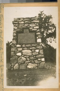 The Mark Twain and Bret Harte Trail half a mile from wood crossing at the Jamestown and Sonora Highway. Tuolumne Co. Calif