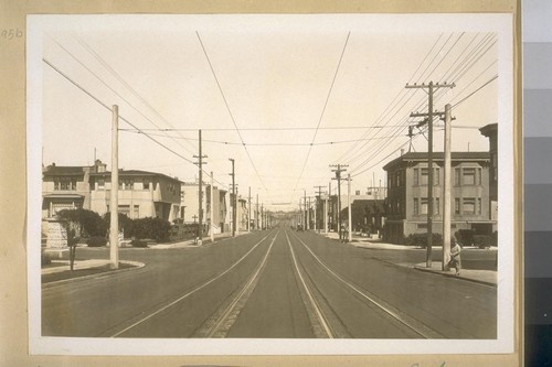 East on Calif. St. from 28th Ave. July 1929