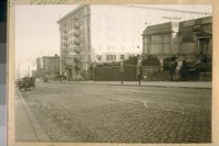 East on Calif. St. from Mason St. showing the Stanford Court Apts. and the Mark Hopkins Art Ass. Bldg. Oct. 1924
