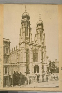 Temple Emanu-El before the fire of April 18th, 1906