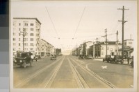 North on Van Ness Ave. from Chestnut St. Feb. 1929