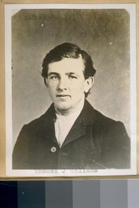 Thomas J. Wallace [San Francisco burglar famous for 1875 theft of the painting "Elaine", by Toby Rosenthal, as described in v.22 pg. 32 of Cook scrapbook.]