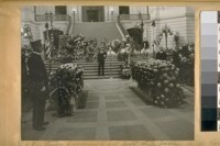 L to R: Lester Dorman and Det. Sergt. Miles Jackson in the Rotunda of the City Hall, Dec. 1920