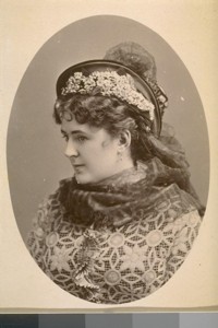 Lotta or Miss Lotta Crabtree, actress, 1875, who gave S.F. [San Francisco] the fountain at Market and Kearny Sts