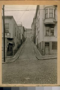 North on Sonoma Place from Union St. Jany 1924