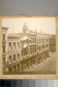 East side of Montgomery St. bet. Sacramento and Calif. Sts. 1868