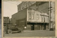 Saved from the fire of April 18/06 and built about 1860 when the Bay came up to Steuart St. East side of Steuart St. between Howard and Folsom Sts. Used as Sailor Boarding House. Taken Nov. 29/24