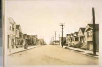 West on Holloway Ave. bet. Hearold [Harold?] and Lee Ave. April 1927