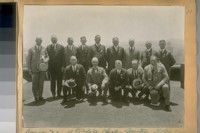 Convention of Police Chiefs - United States & Canada at S.F. [San Francisco], Calif. June 19th to 24th, 1922. Photo was taken on the roof of the Hotel St. Francis. L. to R