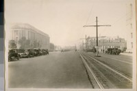 West on McAllister St. from Polk St. Dec. 1926