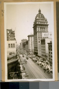 East on Market from Grant Ave. 1921
