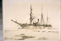 The U.S. Rev. Cutter Bear in the Arctic Ocean, June 1918 - now out of Commission at Oakland, Calif