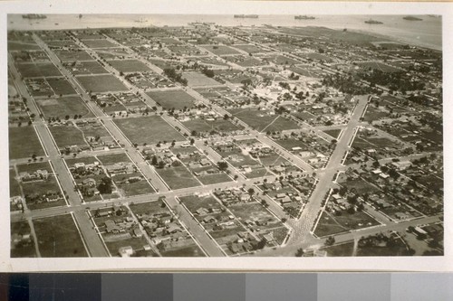 The City of San Diego, Calif. from the air. July 1922