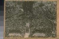The Diamond Jubilee. Photo of the 75th Birthday of flag raising on Portsmouth Square by Com. Montgomery, U.S. Navy, July 9th, 1921