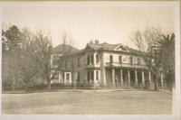This building stands at the N.E. cor. Santa Clara & Main St. in the town of Santa Clara. It was