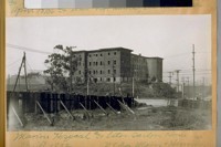 Marine Hospital and later Sailors Home. Built 1852, N.E. cor. Main and Harrison Sts.Taken March 31, 1921