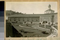 South end of the County Jail, San Francisco, on Old San Jose Road near Ocean Ave. Built about 1874