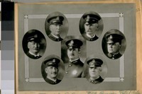 Left to Right: John R. Dower - Pete Burns - Pete Whelan - Sergt. Steve Bunner - Ed Owens - J. Maloney - John Gallaway