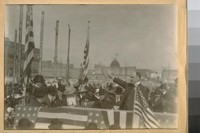 Photo the same Mayor Rolph Jr. [speaking at groundbreaking for the new City Hall.]
