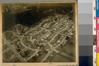 [Aerial view of unidentified neighborhood. San Francisco?]