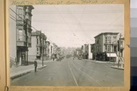 North on Devisadero [Divisadero] from Turk, March, 1923