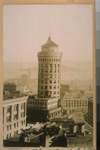Hobart Bldg. East fr. Post & Kearny, Aug., 1921