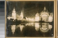 P.P.I. [Panama-Pacific International] Exposition. [Italian Towers and Festival Hall at night.]