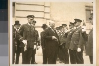 Nov. 3/28. [The annual inspection of the San Francisco] Police Dept. with Andrew F. Mahony, Capt. J. J. O'Meara, Capt. Chas. Goff and Mayor Rolph, Jr