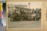 San Francisco Police Officers at Sacramento, Calif. June 1922 - Forty-nine celebration. Back Row, L. to R.: 1. 2. Jas