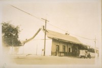 The old adobe home of Don Abrego. Built in 1836 at the S.W. cor. Webster & Abrego Sts. Monterey, Calif. Photo taken Feb. 23/29