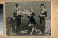 Left to Right: Ernest Lutgens, Wm. Knapp, and Jesse B. Cook, Acrobats of 1878