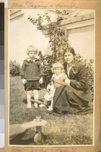 Mrs. Pazini and family, 1919