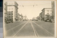 North on Van Ness Ave. from Bush St. Dec. 1926