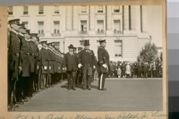 Pres. Theo. J. Roche - Mayor Jas. Rolph, Jr. - Lieut. Reeves - Capt. Lane - Capt. Chas. Goff. Oct. 1922