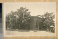 August 9/28. The Old Walker Lee Bros. Store in Chinese Camp, Calaveras Co. Calif. Built in 1856 they were dealers in Gold Dust and General Merchandise. They were very wealthy