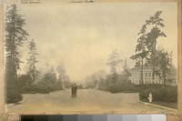 N.W. from San Benito Ave. on St. Francis Blvd. St. Francis Wood. Mr. Theo. J. Roche home on the right. May 1922