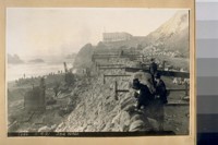 Sea Wall at the Ocean Beach. 1921